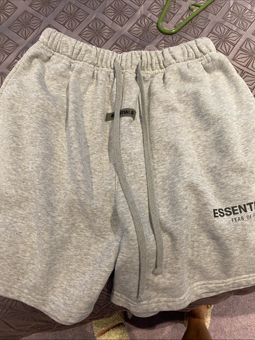 Men's Light Gray Sweat Shorts